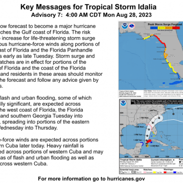 Idalia expected to become a Category 3 hurricane as it heads toward Florida