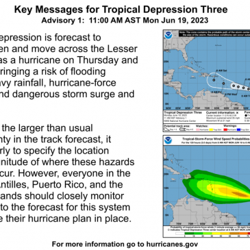 Tropical Depression 3 could become hurricane by Wednesday