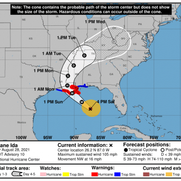 Governor declares state of emergency, provides update on Hurricane Ida