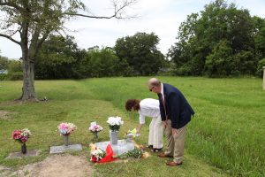 New marker placed bearing the name of baby girl found in Escatawpa River in 1982