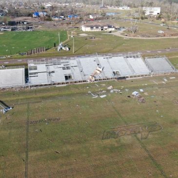 Amory High School unveils new football stadium following EF-3 tornado