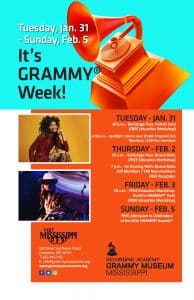 GRAMMY Museum Mississippi announces events for GRAMMY Week 2023