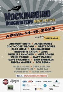 Mockingbird Songwriters Music Festival returns to Leland April 14-15