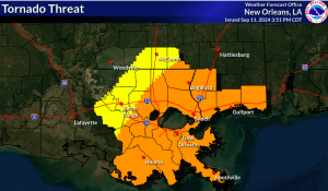 Mississippi Gulf Coast on tornado watch as Hurricane Francine makes landfall