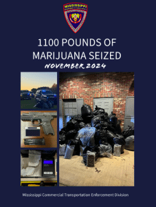 1,100 pounds of marijuana seized during Tishomingo County traffic stop