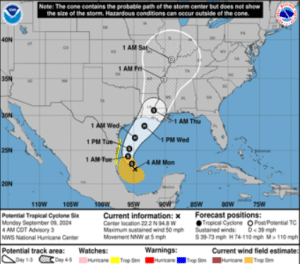 Forecasters expect second hurricane of 2024 season to form in Gulf of Mexico this week