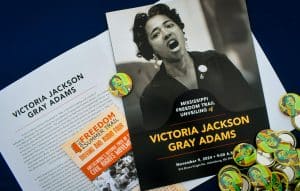 Hattiesburg unveils Freedom Trail marker honoring Victoria Jackson Gray Adams