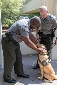 MDWFP officer and K-9 awarded Medal of Valor for finding missing children