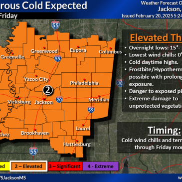 Your Mississippi forecast for February 20